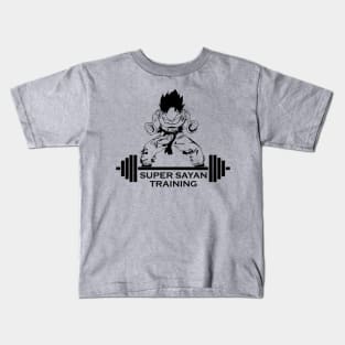 super sayan training Kids T-Shirt